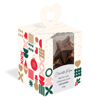 Xmas Box Milk Chocolate Stars 100g